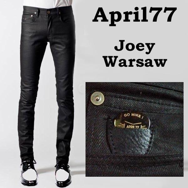 april77 エイプリル77 joey warsaw 光沢ブラックコーティング april77 エイプリル77 joey warsaw 光沢ブラックコーティング