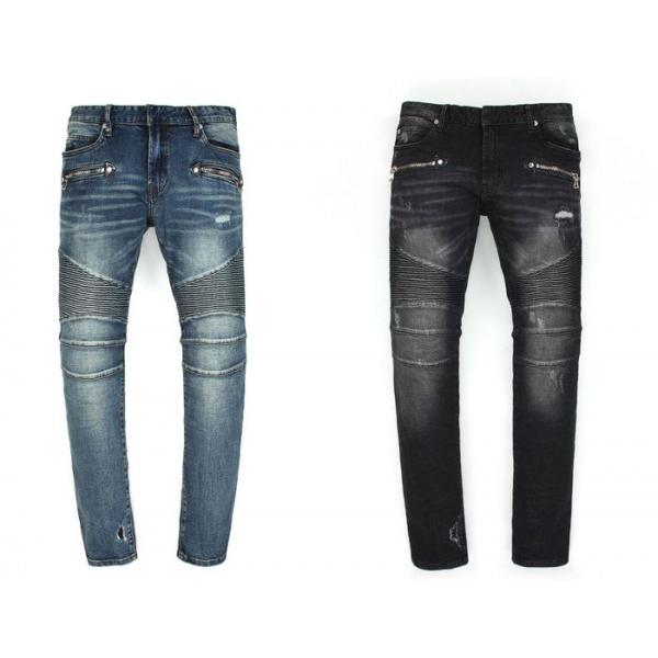 クラッシュ バイカーパンツ メンズ スキニー ダメージ バイカージーンズ ブルー ブラック 黒 バイカーファッション バイカージーンス Buyee Buyee บร การต วกลางจากญ ป น ซ อจากประเทศญ ป น