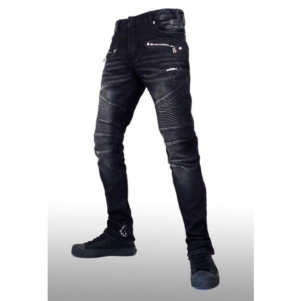 クラッシュ バイカーパンツ メンズ スキニー ダメージ バイカージーンズ ブルー ブラック 黒 バイカーファッション バイカージーンス Buyee Buyee 日本の通販商品 オークションの代理入札 代理購入