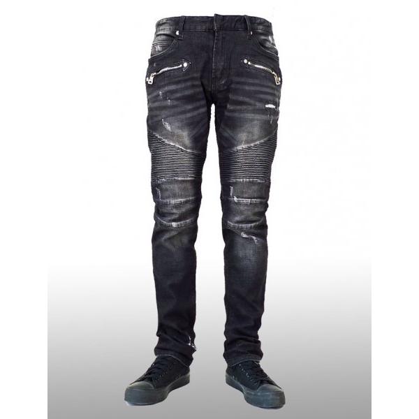 クラッシュ バイカーパンツ メンズ スキニー ダメージ バイカージーンズ ブルー ブラック 黒 バイカーファッション バイカージーンス Buyee Buyee 日本の通販商品 オークションの代理入札 代理購入