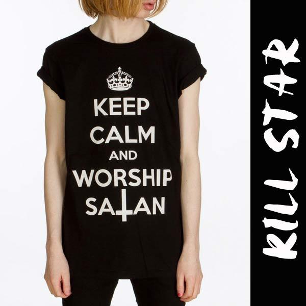 Kill Star Keep Calmand ｔee黒 ロックファッションメンズ ロックファッションレディース ロック系 ロック パンク ロック 着こなし キルスター Killstar Keep Calm Tee ストリート ロックファッションwad 通販 Yahoo ショッピング
