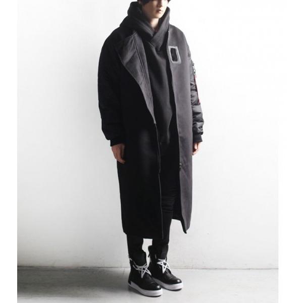 Ma 1 Ma1 ロングコート メンズ ウールコート キルティング裏地 アウターメンズ ｍａ 1ジャケット Buyee Buyee Japanese Proxy Service Buy From Japan Bot Online