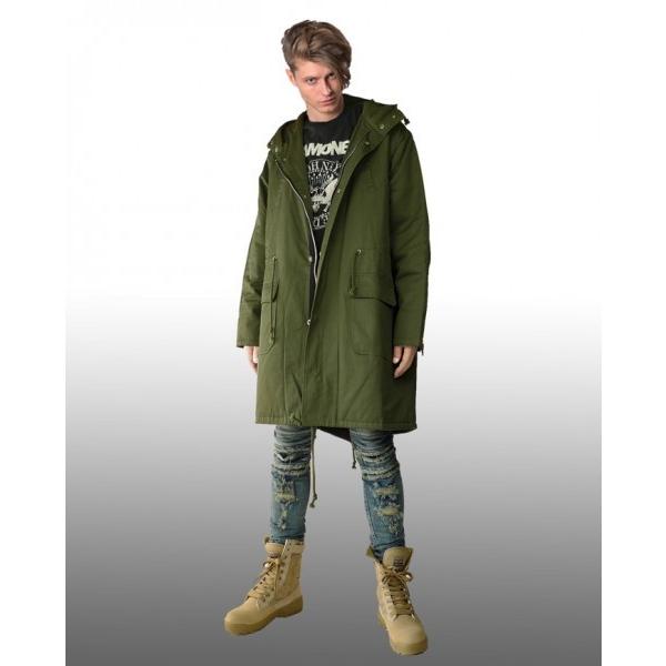 リバーシブル モッズコート オリーブ 暖か万能！2wayリバーシブルモッズコート ce0420029 – Classical Elf