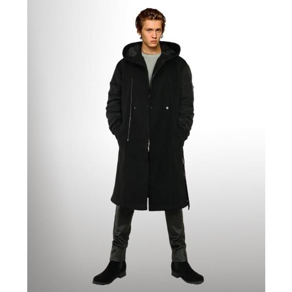 ライダースコート Ma 1 ビックフード ロングコート メンズ ウールコート ロング丈 ロック バイカー ビックシルエット Buyee 日本代购平台 产品购物网站大全 Buyee一站式代购 Bot Online