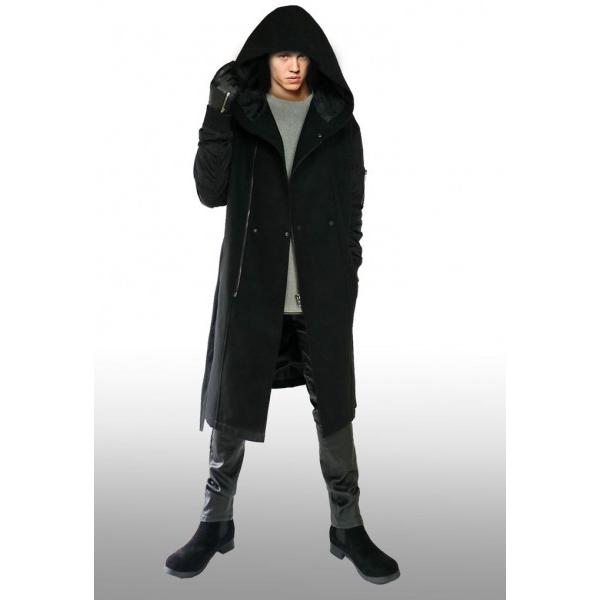 ライダースコート Ma 1 ビックフード ロングコート メンズ ウールコート ロング丈 ロック バイカー ビックシルエット Buyee 日本代购平台 产品购物网站大全 Buyee一站式代购 Bot Online