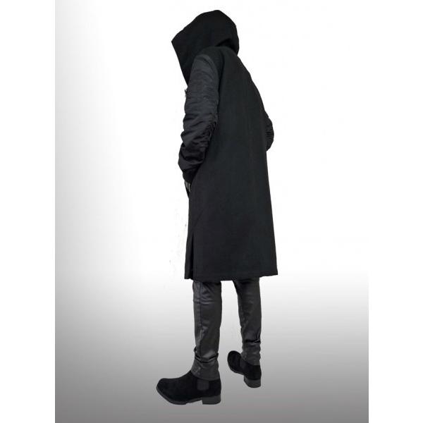 ライダースコート Ma 1 ビックフード ロングコート メンズ ウールコート ロング丈 ロック バイカー ビックシルエット Buyee 日本代购平台 产品购物网站大全 Buyee一站式代购 Bot Online