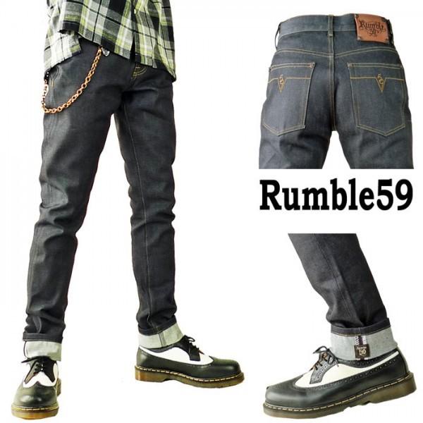 Rockabilly Rebs ロカビリー ロカビリー ジーンズ rumble59（ランブル59） 14オンス デニム ダーク