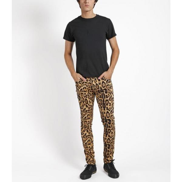 36 割引ブラウン系 Free Size 受注生産品 スキニー ヒョウ柄 パンツ サルエルパンツ メンズブラウン系free Size Aci Md