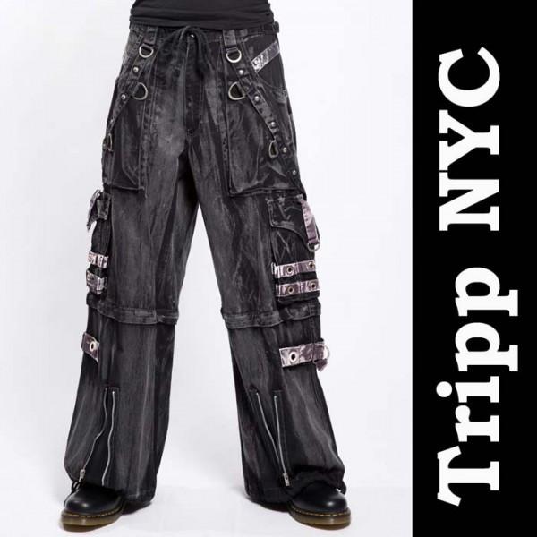 Trippnyc トリップ ニューヨーク ワイド ボンテージパンツ パンク テイストな超ワイドパンツ ハーフパンツにもなる Tripp Speedpunk ストリート ロックファッションwad 通販 Yahoo ショッピング