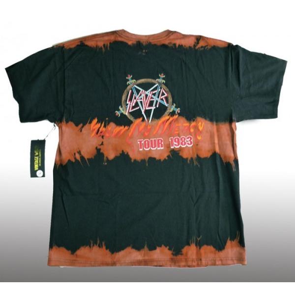 ヴィンテージ スレイヤー　tシャツ 激レア SLAYER スレイヤー 90年代ヴィンテージ Tシャツ - メルカリ