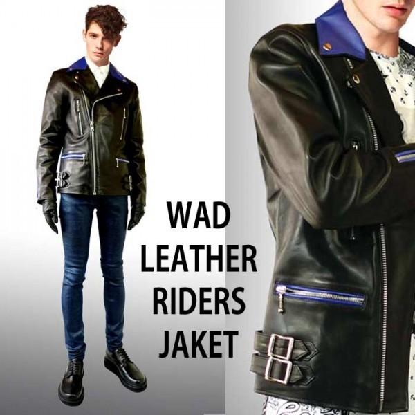 高級カウレザー使用のwadオリジナル ライダース ジャケット ライダース