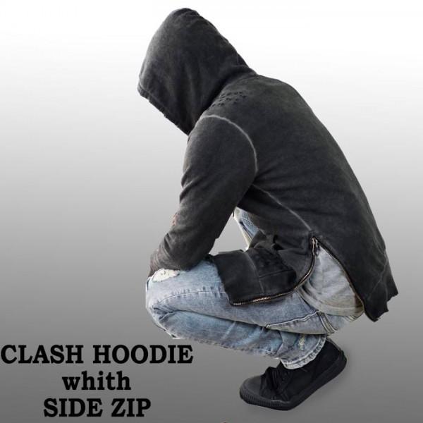 クラッシュパーカー新品 セール】DESTROY HOODIE-VEIN(デストロイフーディー ヴェイン