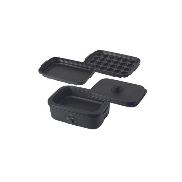 象印 デイリーコンパクトプレート EJDE30-BA 55ｍｍ深鍋 平面プレート たこ焼きプレート【オールシーズン贈り物】商品情報サイズ・材質 ホットプレート / 26cm X 35.5cm X 20.5cm(6000g) X 1 アルミダ...