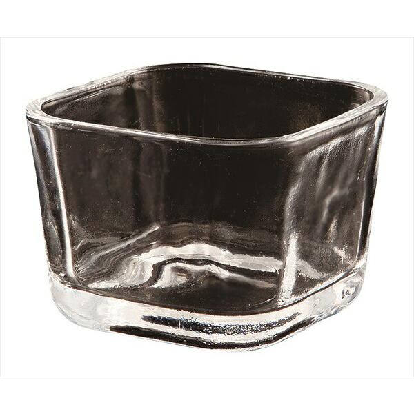 桐井陶器 MODERNO12.5 5.8cm角ボウル 77-2575.8×5.8×H4.1cm-80cc ガラス5.8×5.8×H4.1cm-80cc ガラス