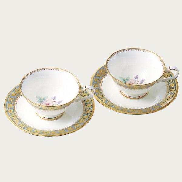 Noritake ノリタケ グランブロシェ ティー・コーヒー碗皿ペアセット