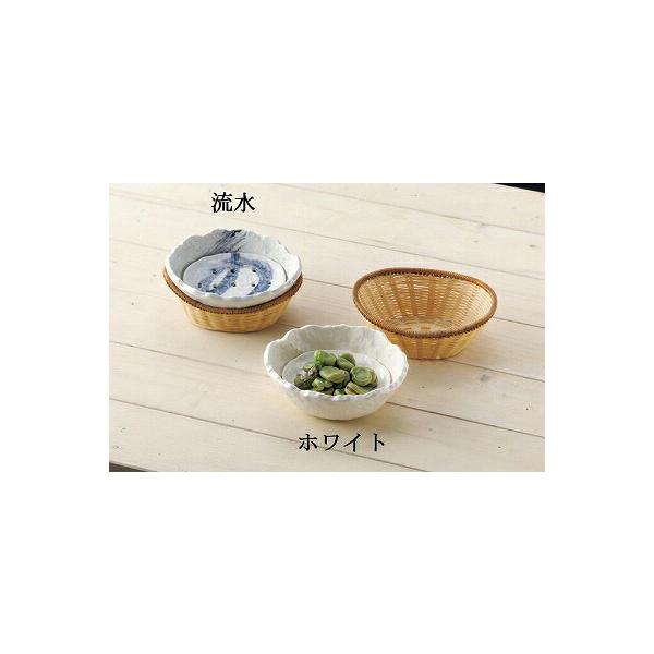 三陶 萬古焼 水切り鉢(水切付) 中鉢 ておこし流水 08849 て