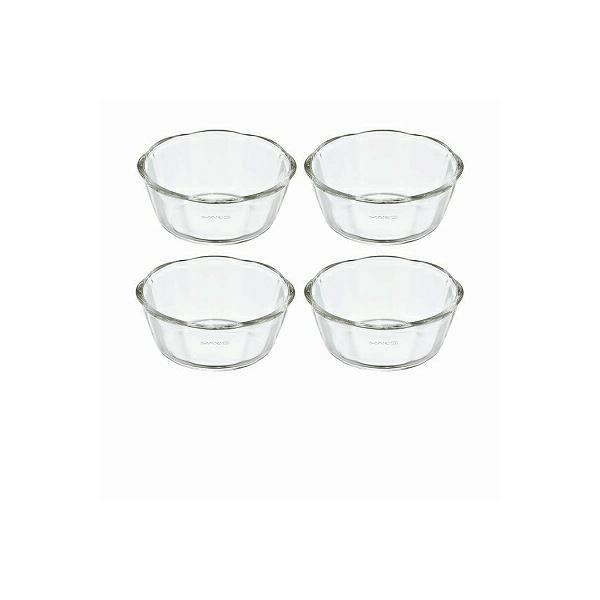 HARIO ハリオ 耐熱ガラス製スイーツボウル300 4個セット SWB-2412 300ml 小鉢