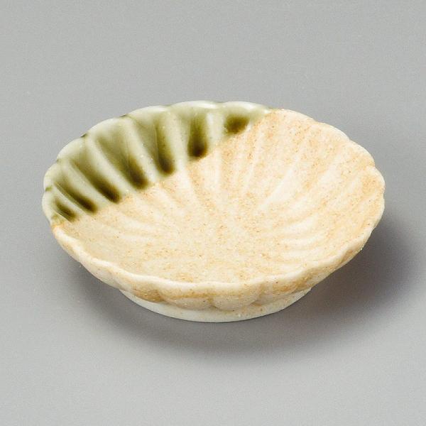陶里 第31集 伊賀オリべ掛け菊型豆小皿 13733-601