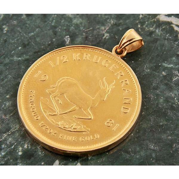 質屋出品》1981年☆1/2ozクルーガーランド金貨トップ☆k-4432 質屋出品》1981年☆1/2ozクルーガーランド金貨トップ☆k-4432