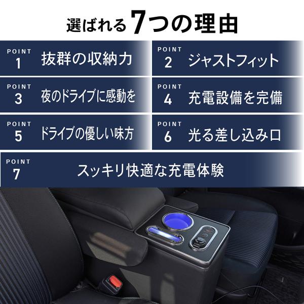 ノア ヴォクシー コンソールボックス LED エスクァイア コンソール