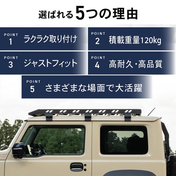 ジムニー JB64 JB74 ルーフキャリア ルーフラック ルーフ キ | JChere