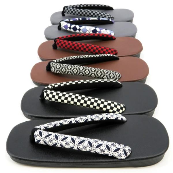 【メンズ雪駄　フリーサイズ〜５Lサイズ】オシャレなデザインのメンズ雪駄です。鼻緒は太く足が痛くなりにくいので、お出かけに最適です！台はウレタンソールで軽く、滑り止め加工もしてあるので安心です。雨にぬれてもお手入れ簡単！台の色はグレー、茶、黒...