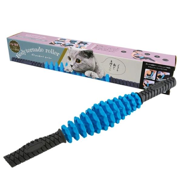 【ボディトルネードローラー】ローラーの凸凹がしっかりフィットし、全身をぐるぐる揉みほぐしスッキリケア。リラックスタイムやテレビを観ながらでもできちゃうから、おうち時間に重宝すること間違いなしです！脚太ももふくらはぎお腹背中あなたの気になると...