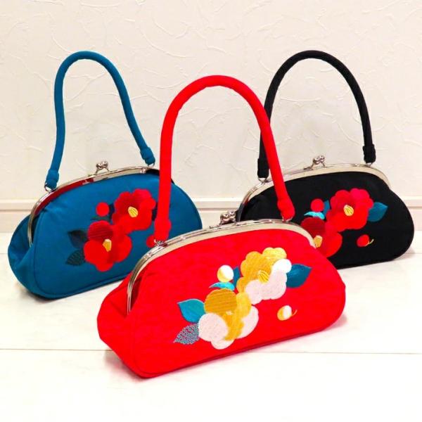 ◆和装用バッグ◆がま口◆ちりめん◆レトロ◆ bag691ad-3401_2.jpg