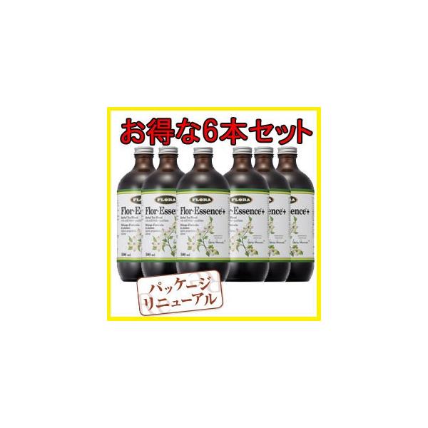 フロー・エッセンス+リキッド 500ml×6本 FLORA(フローラ社) 購入者特典アリ Flor・Essence+ フローエッセンスプラスリキッド (フローラ・ハウス)