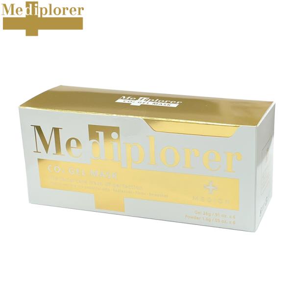 メディプローラー CO2ジェルマスクプレミアム 6個入り カップ&スパチュラ付★ メディプローラー CO2ジェルマスク 6回分 Mediplorer パック 炭酸