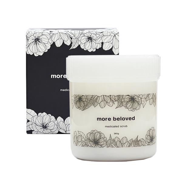 モアビラブド more beloved メディケイテッドスクラブ 365ｇ ［医薬部外品］ 薬用ボディソープ 正規品 日本製 パラベン 動物性原料 鉱物油 合成着色料不使用