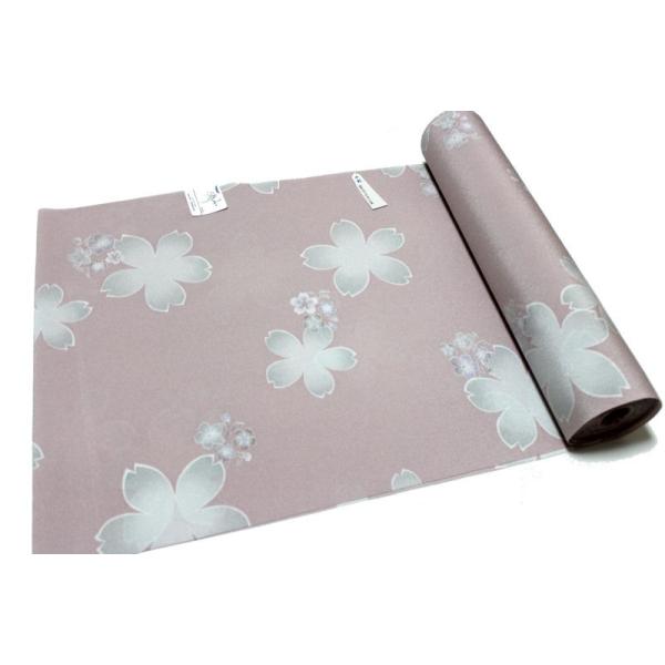 東レシルック-小紋柄反物-No.035【地色：ピンク系の地味色/小紋柄/送料無料/日本製品/着物一着分/12.0メートル以上/巾39.0センチ】 TORAY（東レ） 東レシルック-小紋柄反物-No.035【地色：ピンク系の地味