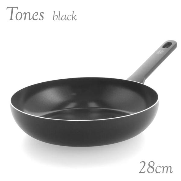 グリーンシェフ トーンズ フライパン 28cm ブラック CC010063-104 軽量 セラミック green chef【時間指定不可】