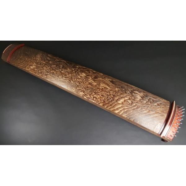 琴/箏【最高級品】十七絃琴【くり甲・玉縁紅木巻】（YSP-17007） : 和