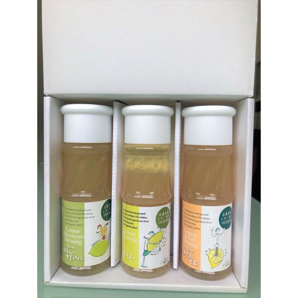 「Oochi」広島産レモン果汁使用 ミニドレッシング3本セット 各130ml×各1本