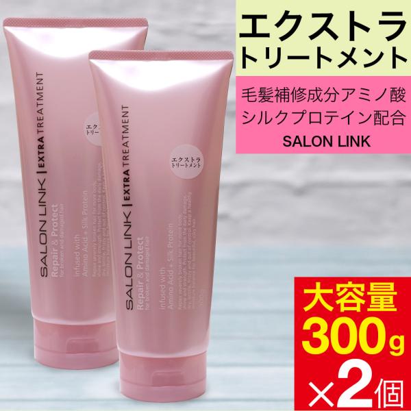 トリートメント アミノ酸 シルクプロテイン エクストラ サロンリンク 300g 2個セット 爆買