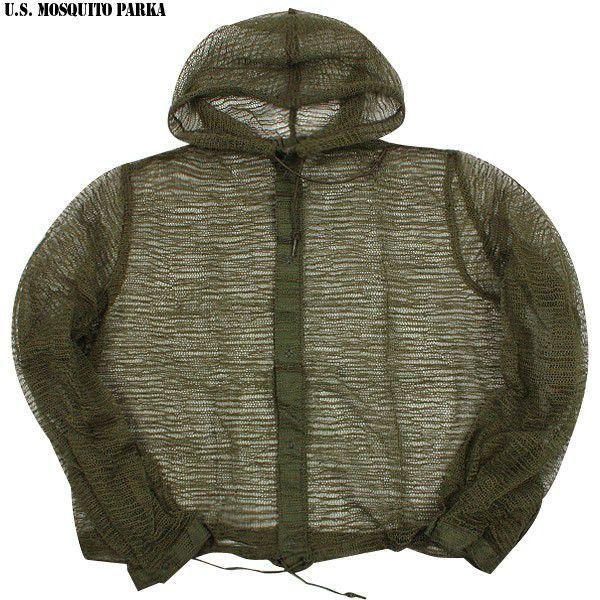 実物 新品 米軍モスキート ネット パーカー(防虫用パーカー) インセクトシールド デッドストック ampgミリタリーショップ