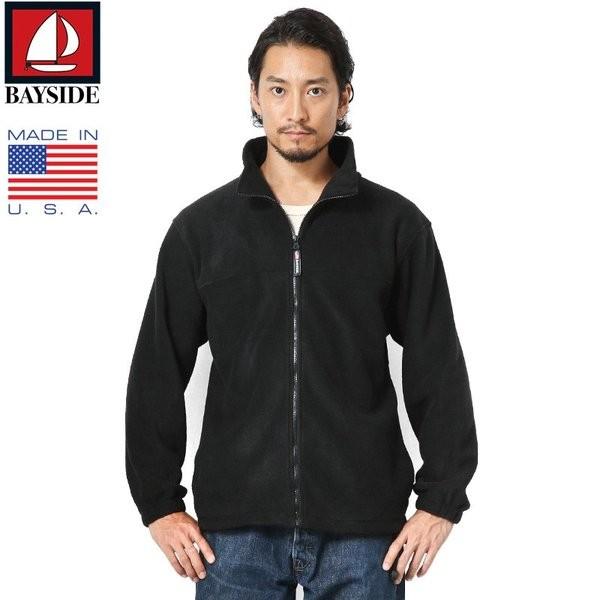 Bayside ベイサイド Made In Usa フルジップ フリースジャケット Black メンズ アウター アメリカ製 ジャンバー ジャンパー ブルゾン アメカジ ブランド T Bayside Bs1130 ミリタリーショップwaiper 通販 Yahoo ショッピング