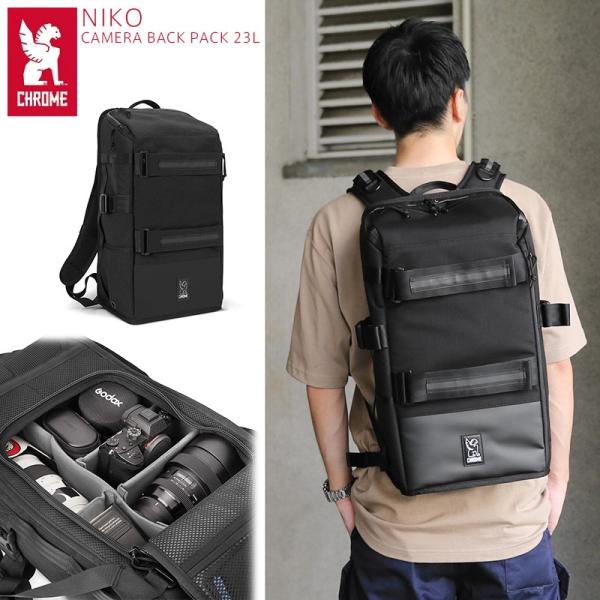 CHROME - Chrome クローム 防水カメラバッグ リュック NIKO PACK 一眼レフ CHROME クローム NIKO CAMERA BACKPACK ニコ カメラバックパック