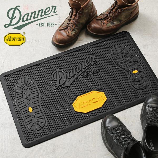 DANNER vibram ラバー 玄関マットコラボ別注 限定 ダナー ビブラム waiper_danner-floormat
