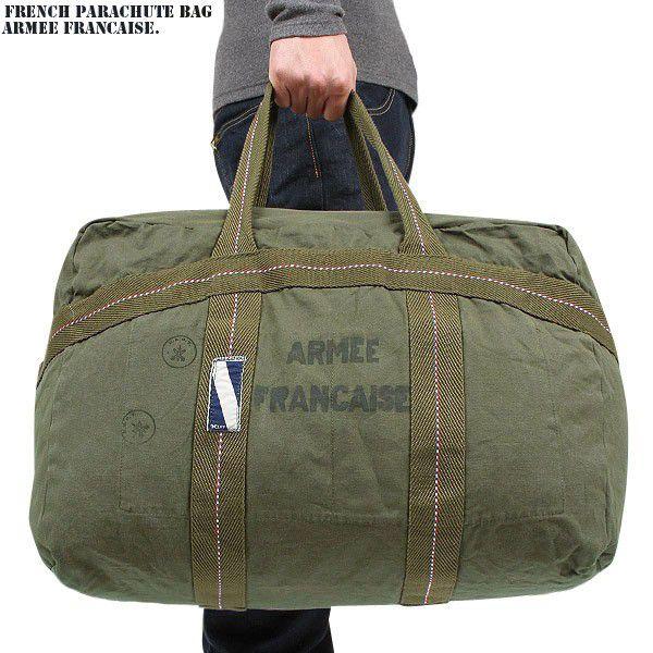 ミリタリーバッグ 新品 フランス軍パラシュートバッグ Amee Francaise オリーブ Large Buyee 日本代购平台 产品购物网站大全 Buyee一站式代购 Bot Online
