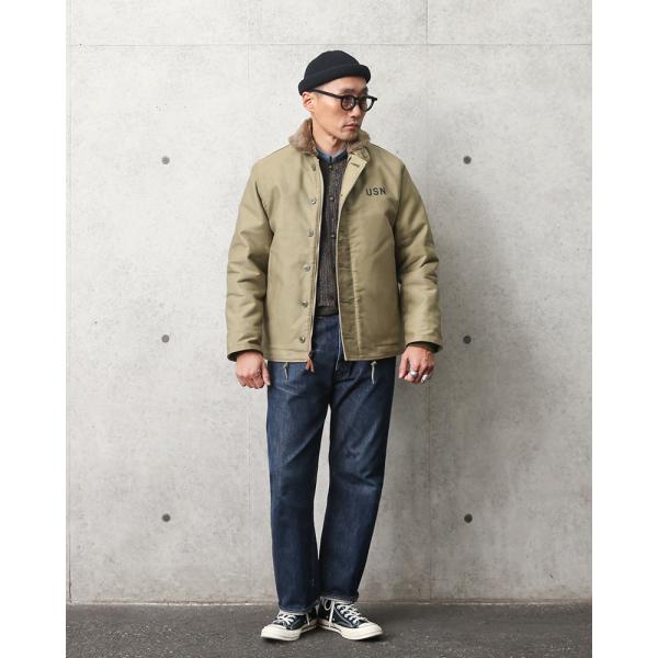 ビッグ割引即出荷 Houston ヒューストン N 1デッキジャケット タイト ステンシルモデル 5n 1x 日本製 メンズ ミリタリージャケット アウター ジャンパー アメカジ ブランド 正規品販売高評価