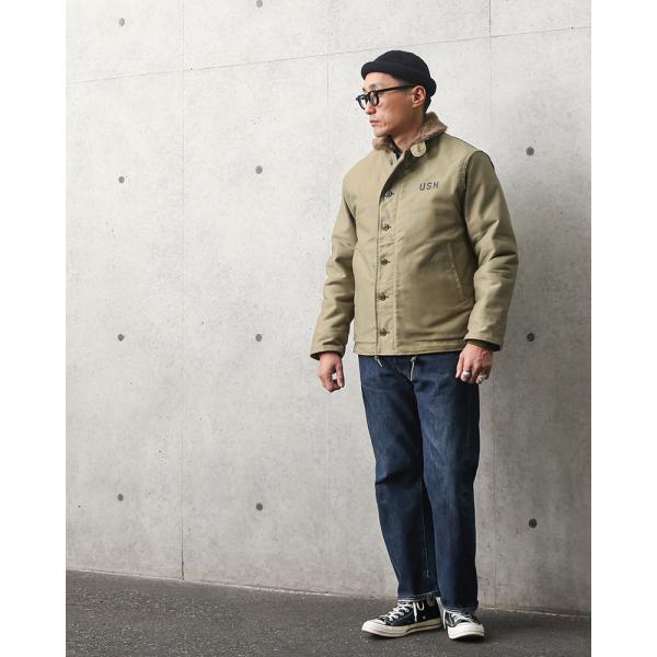 ビッグ割引即出荷 Houston ヒューストン N 1デッキジャケット タイト ステンシルモデル 5n 1x 日本製 メンズ ミリタリージャケット アウター ジャンパー アメカジ ブランド 正規品販売高評価