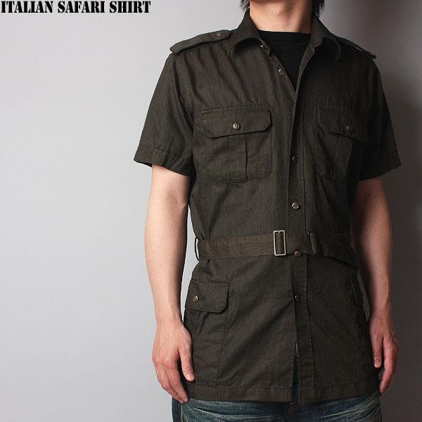 Ｉイタリア軍＊１９８０年代＊サファリジャケット/シャツ（実物） Iイタリア軍＊1980年代＊サファリジャケット/シャツ（実物