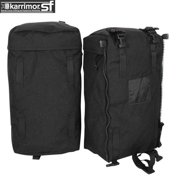 karrimor SF カリマーSF PLCE Side pockets pair BLACK ブラック ミリタリーポーチ プレデター45 セイバー  オプション リュック【Sx】【T】