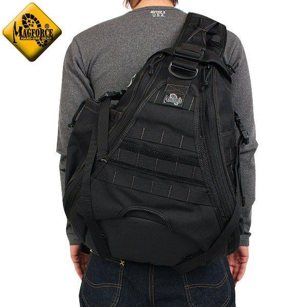 MAGFORCE マグフォースメッセンジャーバッグ 黒 ナイロン製 MAGFORCE マグフォース MF-6052 Ferocious Messenger Bag Black