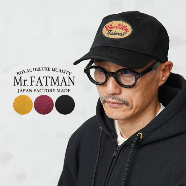 Mr.FATMAN ミスターファットマン 5254001 WAPPEN TWILL CAP ワッペン