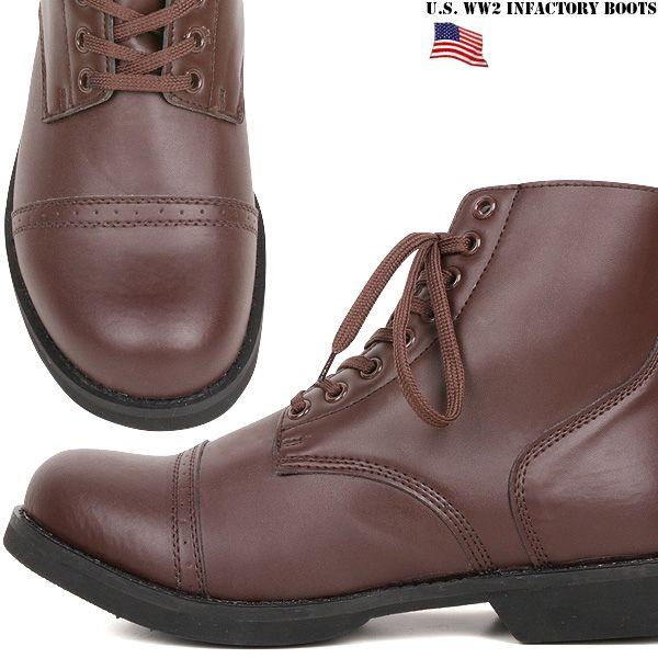 トイツ軍 ブーツ 革製 レプリカ