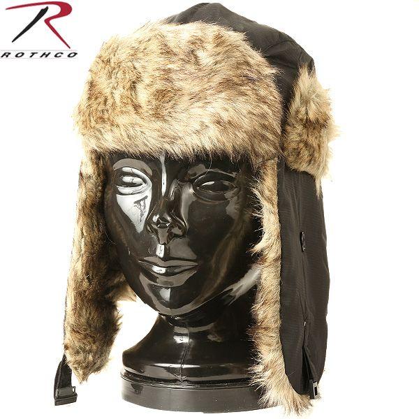 ROTHCO（ロスコ） 9870 ファーフライヤーズハット BLACK ブラック