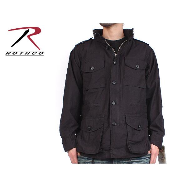 Rothco ロスコ ライトウェイト ヴィンテージ M 65 ジャケット ブラック メンズ ミリタリージャケット アウター ジャンバー ブルゾン ブランド Rom65 ミリタリーショップwaiper 通販 Yahoo ショッピング